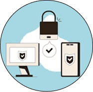 Data Security and Compliance icon